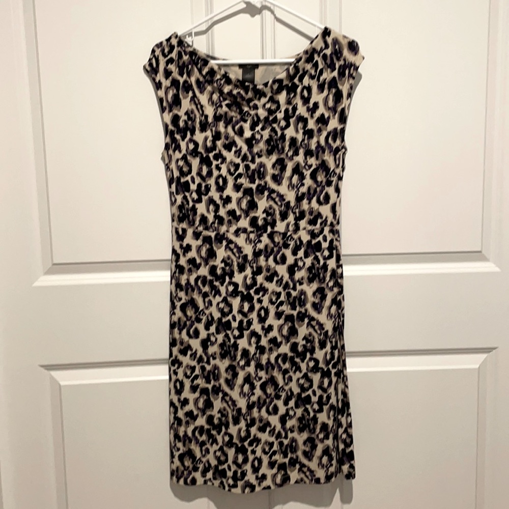 Ann Taylor Leopard Print Dress